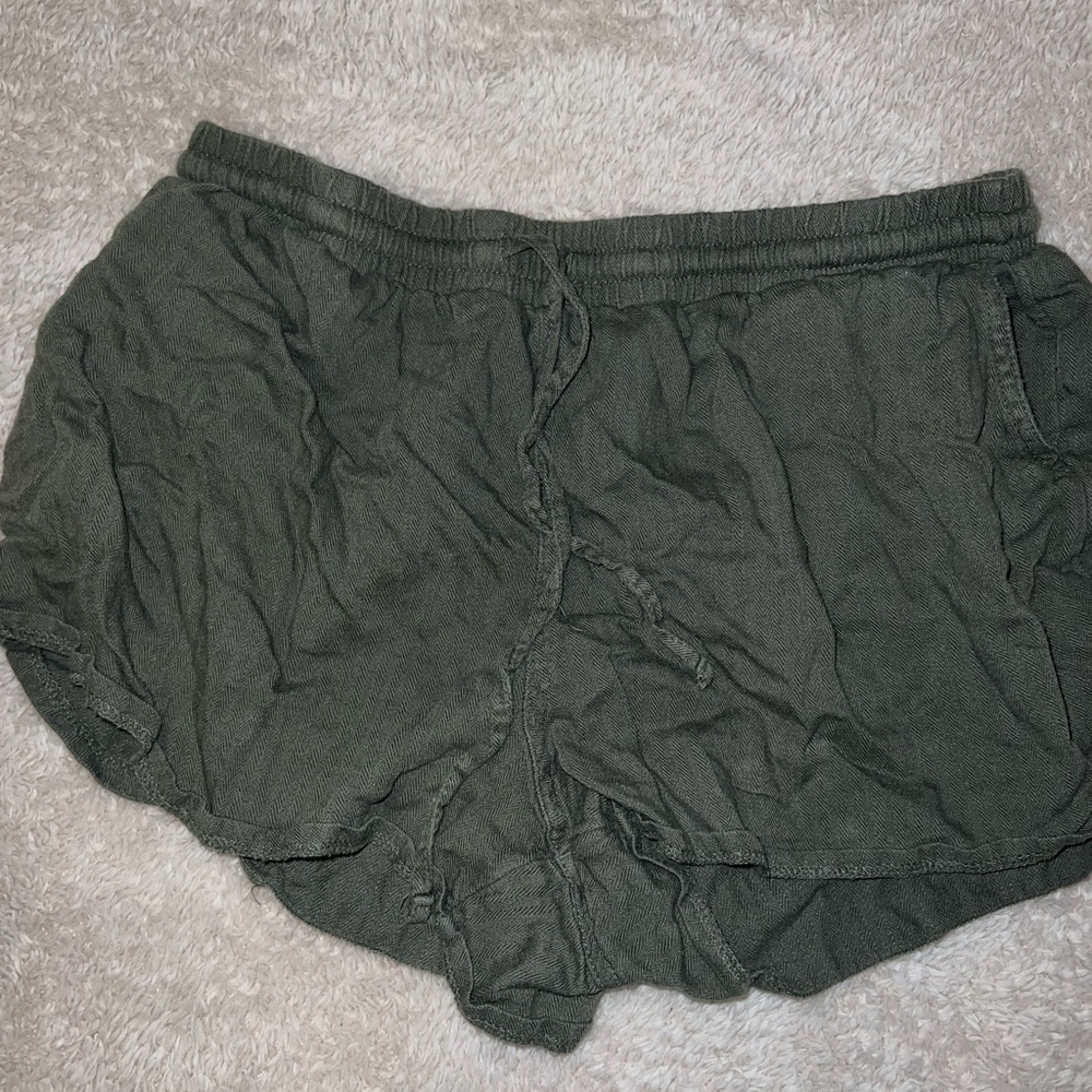 Green shorts